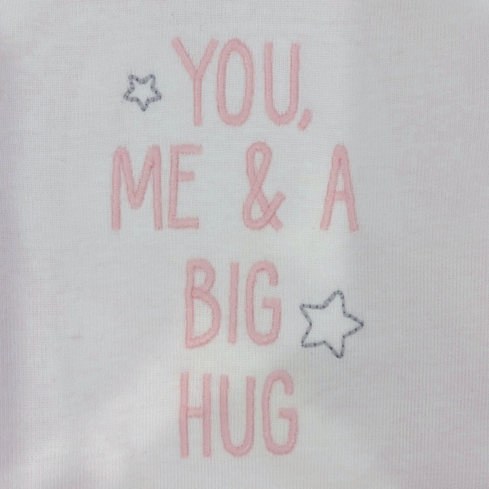 Carter’s 3 mth pink/white, & gray. 3pc- top with pants & onesie CUTE GIRAFFE! 🦒 - Picture 5 of 8